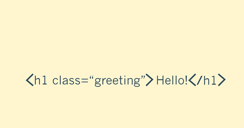 A html element.